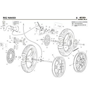 Roues Rieju Rs2 Naked blue 2009 2 temps