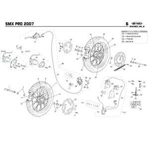 Roues Rieju SMX pro black 2008 2 temps