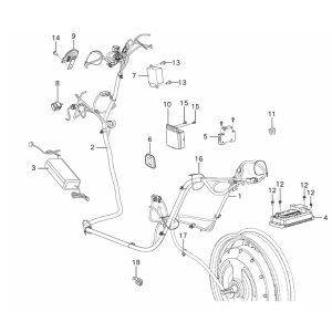 Faisceau de câbles, pièces électriques, Yadea Voltguard