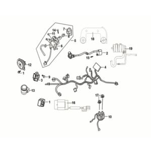 Wire harness Sym Crox 50 E5