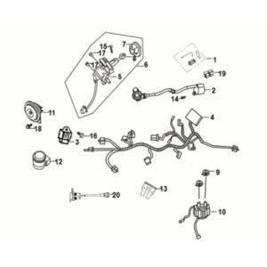 Faisceau de câbles Sym Jet 14 50I E5