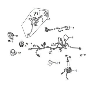 Faisceau de câbles Sym Mio 50I E5