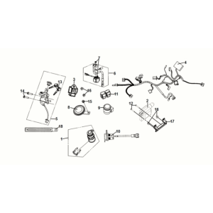 Faisceau de câbles Sym Symphony ST 50 E5