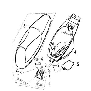 Selle Sellebak Generic Xor competition 2009 2 temps