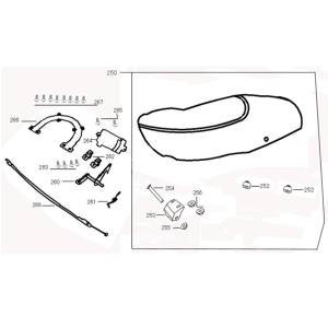 Selle Selleseat AGM VX50s anthracite mat mat