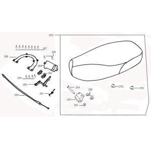 Selle Selleseat Berini Napoli anthracite mat