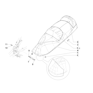Selle Piaggio MP3 500 LT Sport 2014-2016