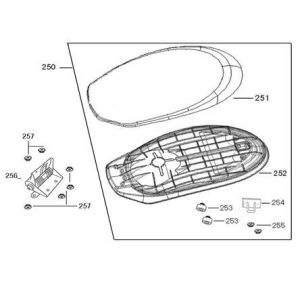 Selle AGM Joy anthracite mat