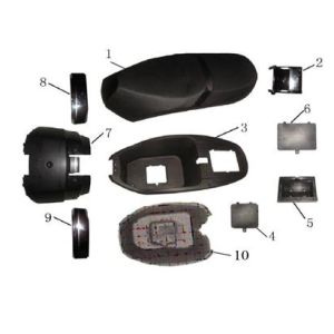 Selle China LX noire