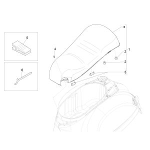 Selle Vespa GTS 300 HPE 4T 4V IE ABS E4 2019 (EMEA)