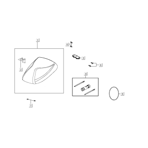 Selle Kymco Agility Delivery 4 temps euro4 blanche