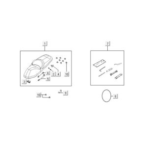 Selle Kymco Downtown 125i