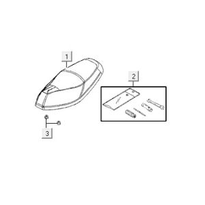 Selle Kymco VP50 4t ac chêne métallisé