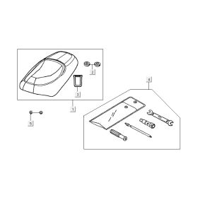 Selle Kymco Yup 2T AC classic verte