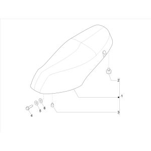 Selle 4 temps Piaggo Zip (injection euro5 IGET)