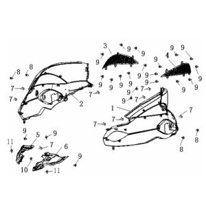 Bulle latérale Generic Ideo noir 2010 2 temps 25