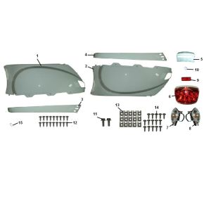 Bulle latérale Riva Sport VX50S 4 temps