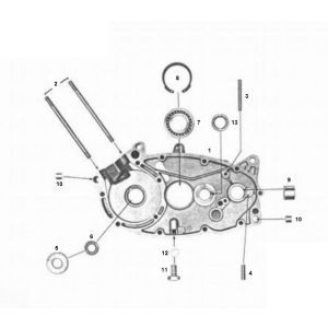 Zundapp Carter Droite 4 accélèrent l'ancien type