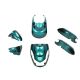 Kit carénage Peugeot Kisbee caméléon brillant (à partir de 2018) 6 pièces
