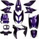 Kit Carénage Yamaha Aerox / MBK Nitro Violet (jusqu’à 2013) 12 pièces Mezoly