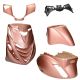Kit carénage SP look Piaggio Zip rose or 5 pièces