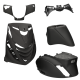 Kit de carénage Piaggio Zip 2000 SP noir mat
