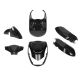 Kit carénage Peugeot Kisbee noir brillant (à partir de 2018) 6 pièces