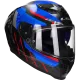 Casque integral LS2 Dragon Carbon Trax FF807 bleu / rouge