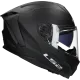 Casque integral LS2 Challenger II Solid FF817 noir mat
