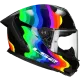 Casque integral LS2 Rapid III Flow FF820 noir / multicolore
