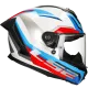 Casque integral LS2 Rapid III Hyper FF820 blanc / bleu