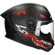 Casque integral LS2 Rapid III Kaiju II FF820 noir / rouge / blanc