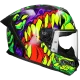 Casque integral LS2 Rapid III Lycant FF820 violet / vert