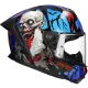 Casque integral LS2 Rapid III Zombie FF820 noir / rouge / bleu