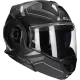 Casque modulable (mentonnière réversible) LS2 Advant X Carbon Horizon II FF901 argent / gris