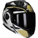 Casque modulable (mentonnière réversible) LS2 Advant X Metryk FF901 noir / or