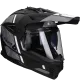 Casque adventure LS2 Pioneer II Hill MX702 noir mat / blanc