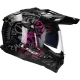 Casque adventure LS2 Pioneer II Rangi MX702 noir / violet