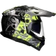 Casque adventure LS2 Pioneer II Rangi MX702 jaune fluo