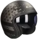 Casque jet LS2 Spitfire II Black Flag OF599 noir mat