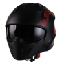 Casque Vito Bruzano noir/rouge