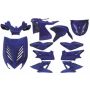 Kit Carénage Yamaha Aerox / MBK Nitro Bleu (jusqu'à 2013) 11 pièces