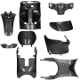 Kit carénage intérieur Piaggio Zip 2000 carbon