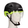 Casque Speed Pedelec Vito E-light avec visière en noir mat/fluor