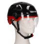 Casque Speed Pedelec Vito E-light avec visière noir lustré rouge