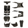 Kit carénage intérieur Piaggio Zip 2000 forged carbon