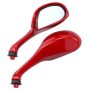 Spiegelset Gilera Runner / Piaggio Zip 2000 Bordeaux rood Fast-Arrow