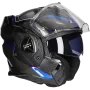 Casque modulable (mentonnière réversible) LS2 Advant X Spectrum FF901 titane bleu