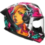 Casque integral LS2 Rapid III Cyberg FF820 violet