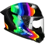 Casque integral LS2 Rapid III Flow FF820 noir / multicolore